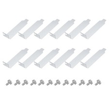 12PCS Silvery PCI Slot Cover Dustproof Filter Ventilation Deflector picture