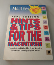 Vintage MacUser Hints and Tips 1992 Edition - Apple Computer Memorabilia picture
