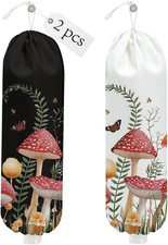2PCS Mushroom Plastic Bag Holder, Mushroom Gifts for Women Mom Sister picture