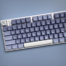 Fish Blue SA Profile Double Shot PBT Keycaps Set For Cherry MX 168 Keys New picture