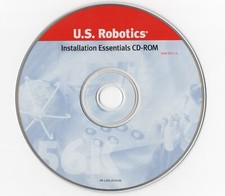 U.S. Robotics Broadband Router Installation CD-ROM 2 disc set picture