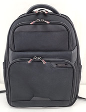 Samsonite Laser Pro 2 Padded Laptop Backpack Bag USB 15.6 Black Multiple Pockets picture