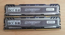 Crucial Ballistix Sport 16GB RAM 8GBX2 DDR4 2666MHz WHITE Desktop Gaming Memory picture