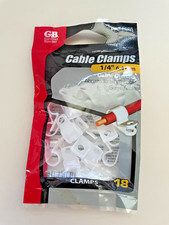 Gardner Bender GB Cable Clamps Plastic White 1/4