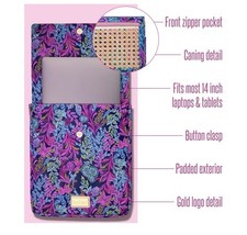 Lilly Pulitzer Padded Laptop Sleeve for 14