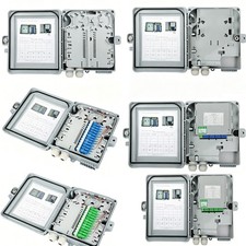 1x8 PLC Fiber Splitter 12 Core SC SM FTTH Fiber Optic Terminal Distribution Box picture