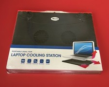 iWorld Laptop Cooling Station Portable Dual Fan 12
