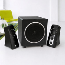 Logitech Z523 Omnidirectional 2.1 Speaker System with Subwoofer TESTED & WORKING picture