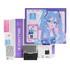Wallhack x Hatsune Miku SP-005 Glass Gaming Mousepad Large Japan picture