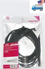 Evercool PWM 1-to-5 3/4pin Case Cooling Fan Power Plug Braided Splitter Cable picture