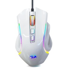 Redragon M602 Gaming Mouse, Ergonomic RGB Mouse Wired M602-W, White picture