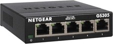 NETGEAR 5-Port Gigabit Ethernet Switch (GS305) Plug & Play Home Network Hub picture