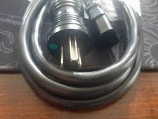 Hospital Grade Green Dot 12ft 16AWG 5-15P C13 Black Power Cord-NEW picture