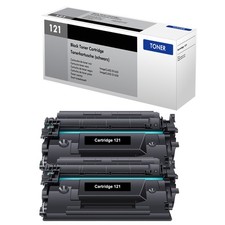 2-Pack Replacement 121 Black Printer Toner Cartridges for Canon imageCLASS D1620 picture