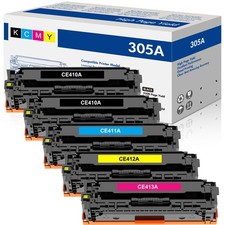 5PK Toner CE410A - CE413A 305A Set For HP LaserJet Pro 300 400 color MFP M375nw picture