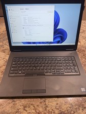 Dell Precision 7740 Laptop i7-9850H 2.6GHz 16GB 512GB 17