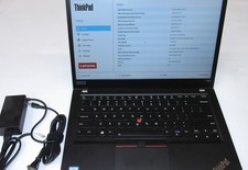 Lenovo ThinkPad T490s, i7-8665U, 8GB MEM, NO SSD/DRIVE, NO OS, 14