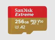 Sandisk W128273938 SDSQXAV-256G-GN6MA Extreme 256Gb Microsdxc Uhs-I Class ~E~ picture