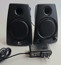 Genuine Logitech Z130 2 Piece Multimedia Stereo Speakers w/ Adapter - FREE S/H picture