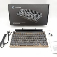 Taiahiro ML-981 Retro Typewriter Wireless Mechanical Keyboard Blue Switch picture