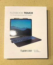 Typecase Flexbook Touch Bluetooth Backlit iPad Keyboard Case w/ Touchpad Purple picture