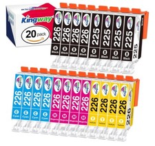 KINGWAY 225 226 Ink Replacement for Canon PGI-225 CLI-226 Cartridges Compatible picture