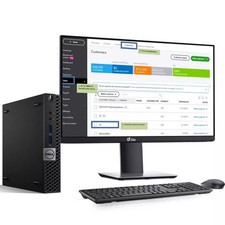 Dell Mini Desktop pc i3-8th 16GB RAM 512GB SSD Built-in Wi-Fi New 24� LED Win 11 picture