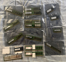 Lot of 16 Memory Modules Used Desktop/Laptop Samsung, Kingston picture