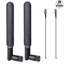 WiFi Antenna 2 Pack 8dBi Dual Band 2.4GHz 5.8GHz RP-SMA Male Omni picture