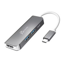J5create 9-in-1 USB-C Multi Adapter 4K HDMI, USB 3.1, Ethernet, SD, MacBook New picture