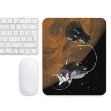Cute and Funny Corgi space Explorer mouse pad picture