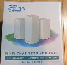 Brand New Linksys Velop AC4600 Mesh Wi-Fi System VLP0203-BF 3 Pack picture