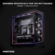 BLACK - PHANTEKS NV7 PREMIUM DRGB KIT, 4X D/A-RGB LED MODULES FOR NV7 OUTER picture