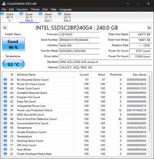 INTEL SATA M.2 240GB SSD SOLID STATE ssdsckjb240g7r picture