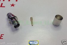 1 x TNC Female Plug Crimp for RG8 LMR400 RG213 RFC400 RF Coax Cable Connector US picture