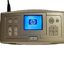 HP Photosmart 375 Compact 4x6 Photo Printer Q3419A USB LCD Tested Working picture