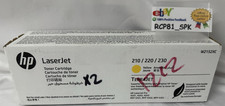 New Genuine HP W2152XC Yellow Toner High Yield 210X FedEx Overnight picture