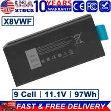 97Wh X8VWF Battery For Dell Latitude 14 Rugged 5404 5414 E5404 7404 7414 picture