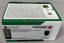 Lexmark Genuine 71B10M0 Magenta Toner Original CS CX 317 417 517 - sealed box picture
