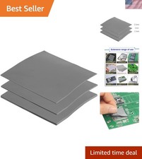 3 Pack Thermal Pads, 100x100mm, 0.5mm, 1mm, 1.5mm, Highly Efficient Thermal C... picture