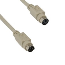 [Lot10] 25Ft MDIN 6 6Pin Male to Female Cable Shielded PS/2 Keyboard Mouse to PC picture