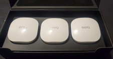 eero J010001 Mesh WiFi System 3-Pack Dual-Band Wi-Fi 5 w/ Box Accessories picture