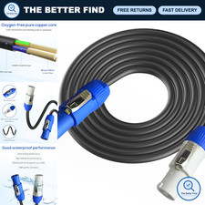 12AWG 3 Pin Power Extension Cable - 10FT Heavy Duty PowerCon Cord for Audio Gear picture