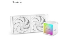 Sudokoo NEXAURA 240 White Liquid CPU Cooler: 240mm AIO CPU Cooler with PWM Pump picture