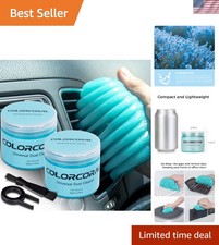2Pack Car Cleaning Gel Universal Dust Cleaner for Car Vent Keyboard Cleaning ... picture