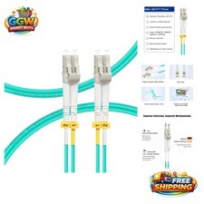 High-Performance 1M OM4 Fiber Patch Cable 2-Pack, LC-LC 40/100Gb for Networking picture