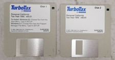 TurboTax For Windows Personal California Tax Year 1995 v95.01 Disk 1 and 2 picture