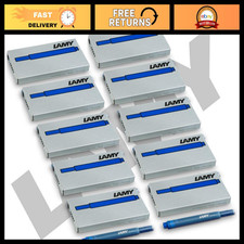 Blue Ink Cartridges Pack of 10 for Fountain Pens - High-Quality, Smooth Writing picture