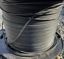 Corning 12 Fiber 50/125 Multimode OM3 Indoor/Outdoor Optic Cable Black 838 Feet picture
