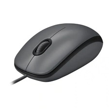 Logitech - M100 Wired Optical PC Mouse - Wired - Gray (910-001601) picture